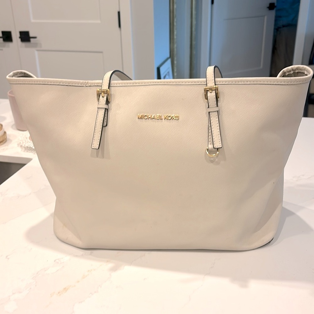 Michael Kors Tote Bag Taupe - Picture 1 of 9
